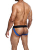 Lataa kuva gallerian katseluohjelmaan, Male Basics Neon Jockstrap Royal MD
