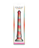 Load image into Gallery viewer, Colours Stacked 12" Dildo - Red/Gold
