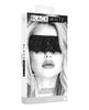 Load image into Gallery viewer, Shots Ouch Black &amp; White Lace Mask w/Elastic Straps - Black
