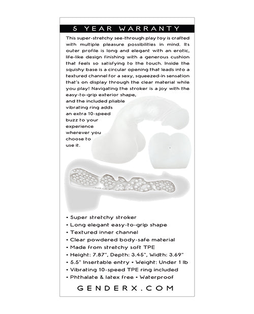 Gender X Stroke & Poke - Trasparente