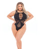 Încărcați imaginea în vizualizatorul Galerie, Body cu guler înalt și ruj roz (se potrivește până la 3X) Negru QN
