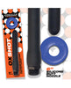 Cargue la imagen en el visor de la galería, Oxballs Oxshot 6" Silicone Butt Nozzle w/Flex Cockring - Black/Blue
