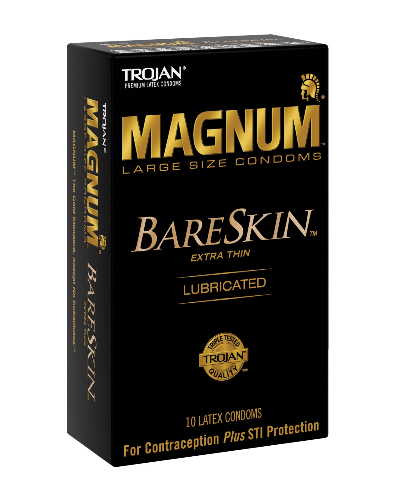 Trojan Magnum Bareskin Condoms - Box of 10