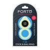 Cargue la imagen en el visor de la galería, Forto F-88 Double Ring Liquid Silicone Cock Ring - Glow in the Dark
