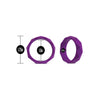 Carica l'immagine nel visualizzatore Galleria, Blush Wellness Geo C Ring Purple Puria Platinum Cured Silicone No Slip Matte
