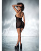 Załaduj obraz do przeglądarki galerii, Shadow Stripe Halter Underwire Babydoll &amp; G-String Black XL
