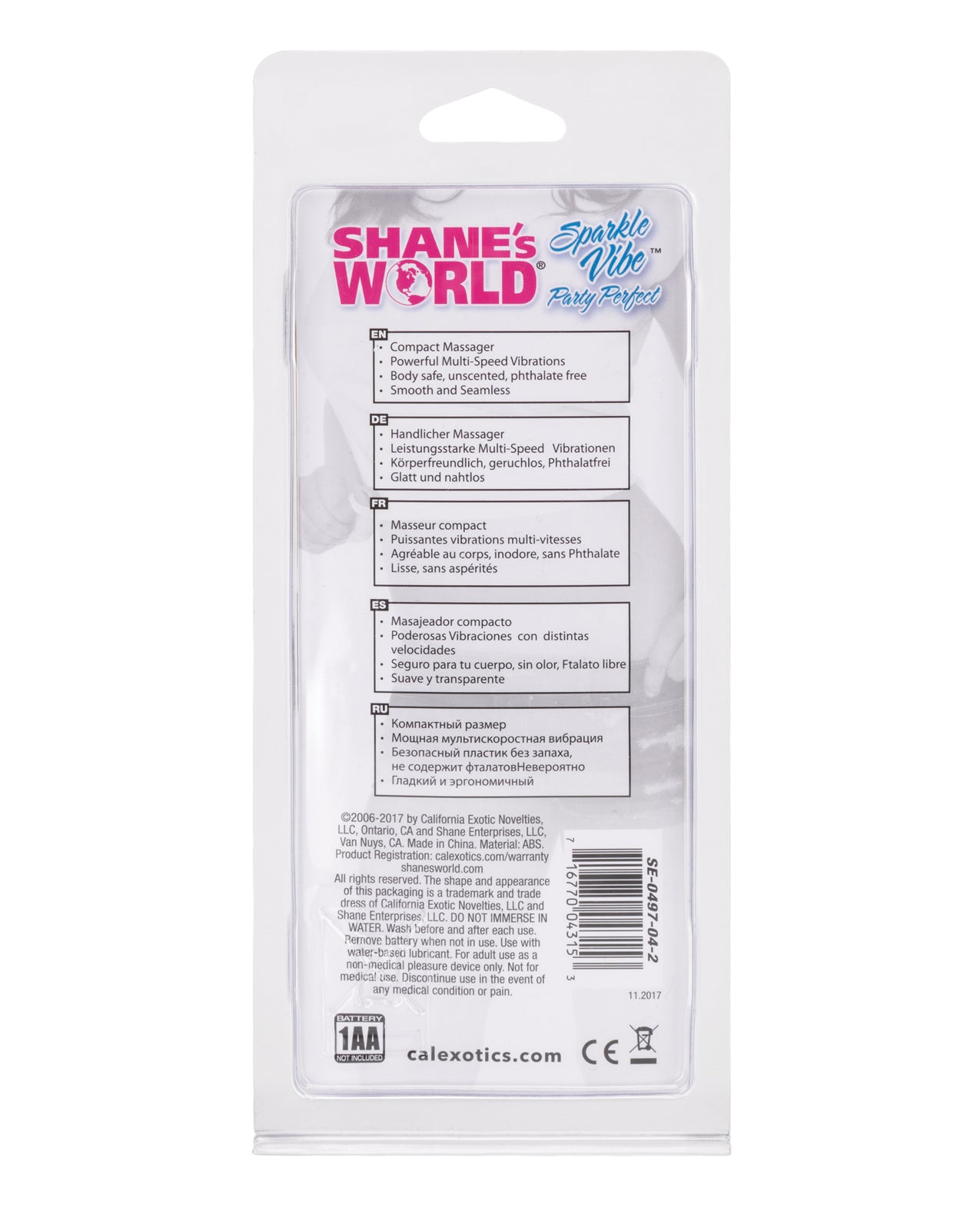 Shane's World Vibrador Brillante - Rosa