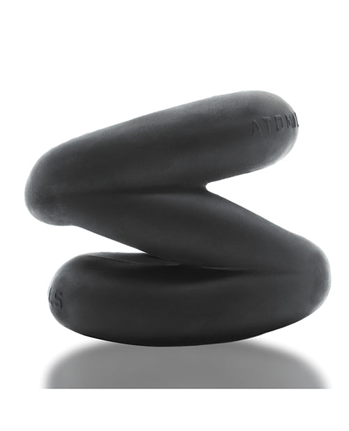 Anillo para pene y estirador de testículos Oxballs Z-Balls Zig Zag - Edición especial Night