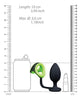 Cargue la imagen en el visor de la galería, Shots Ouch Butt Plug w/Cock Ring &amp; Ball Strap - Glow in the Dark
