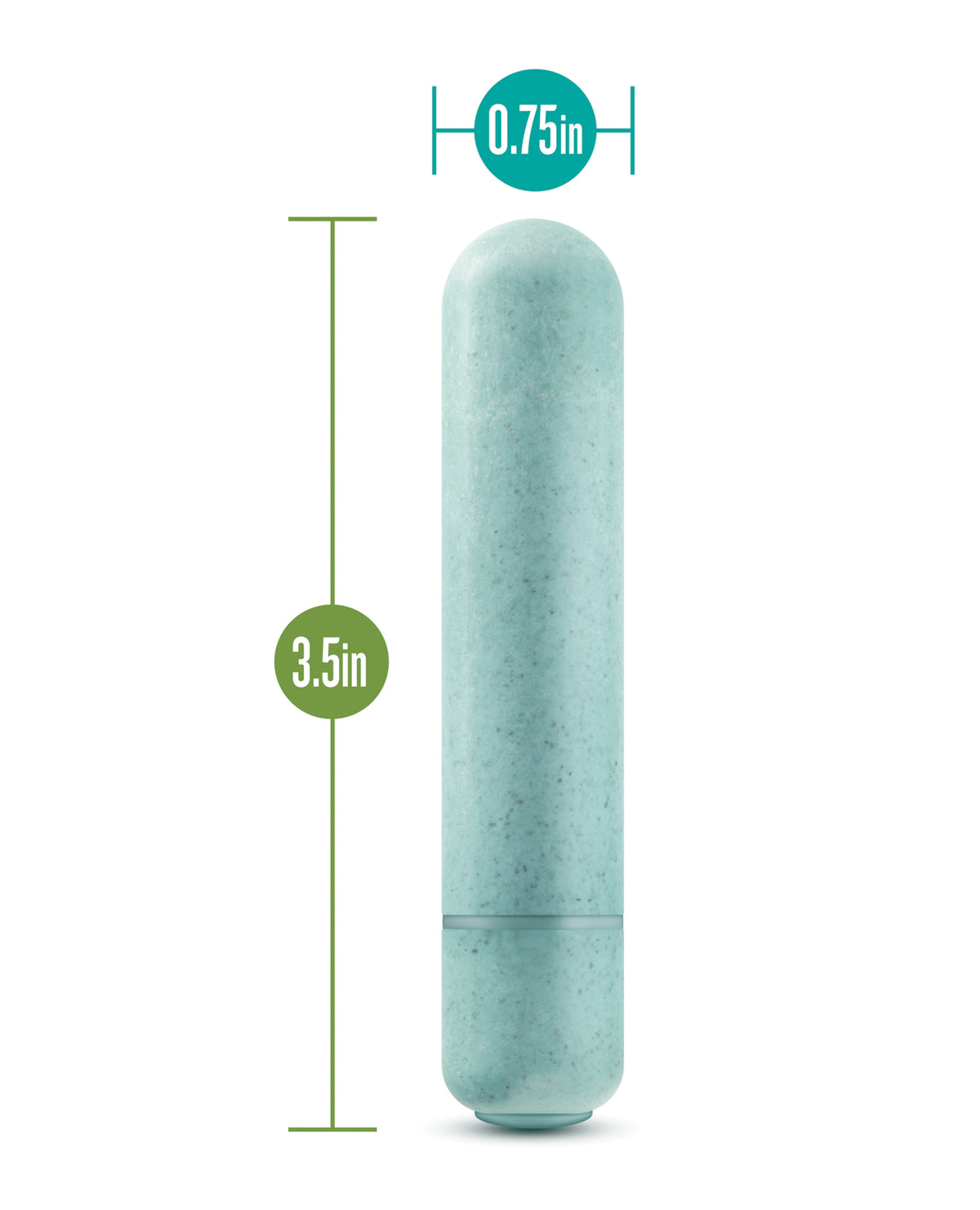 Blush Gaia Eco Bullet Aqua Vibrator Biofeel Plant Based Material