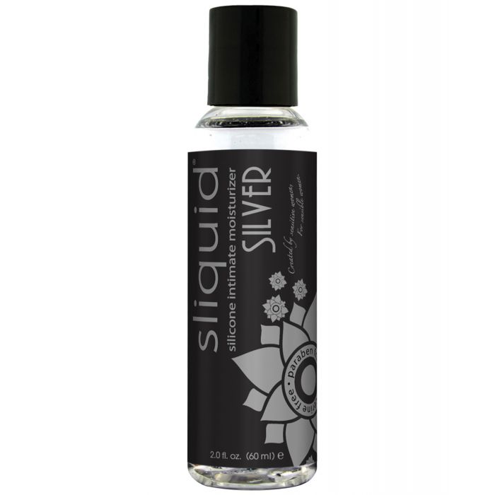Sliquid Naturals Silver Silicone Lubricant Long Lasting 2 Oz Waterproof