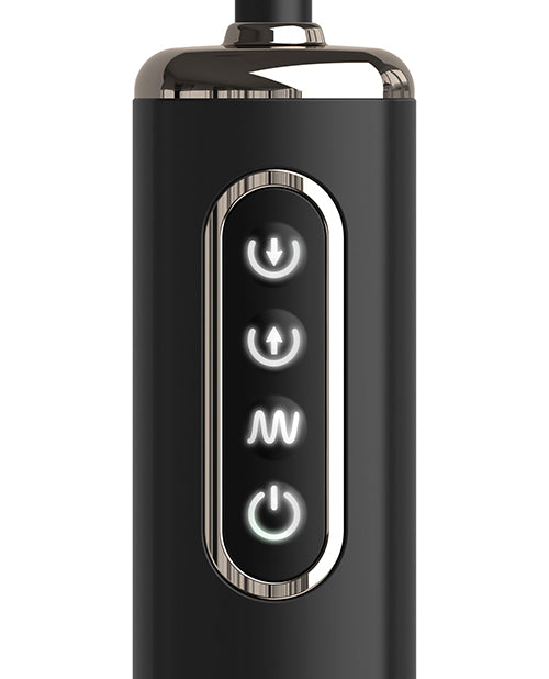 Anal Fantasy Elite Collection Automatisk Pulserande Uppblåsbar Vibrerande Plugg - Svart