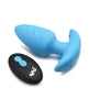 Load image into Gallery viewer, Bang! Rotating &amp; Vibrating Tapered Butt Plug w/Remote - Blue
