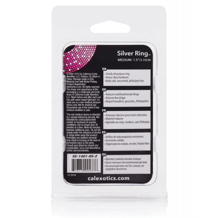 Zilveren ring - Medium