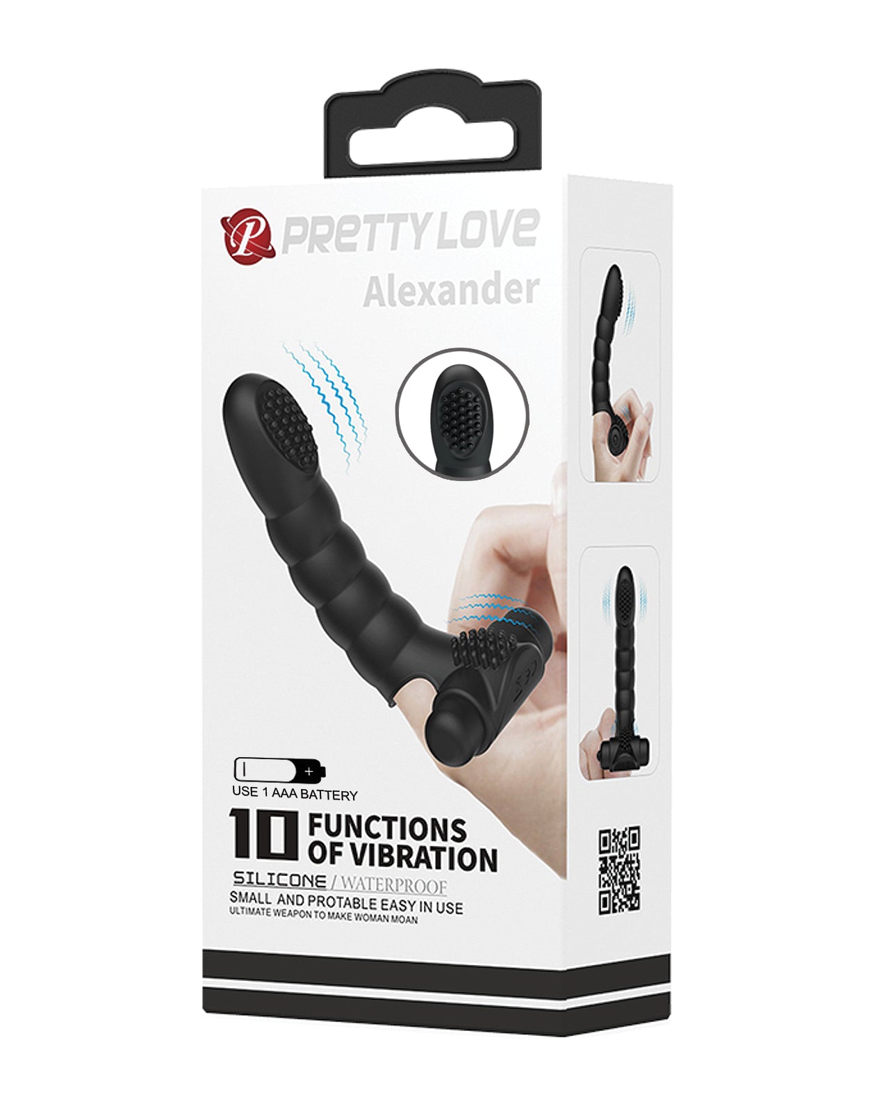 Pretty Love Alexander Finger Vibe - Black