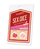 Load image into Gallery viewer, Wood Rocket Adult Couples Sex Dice Game - Red

