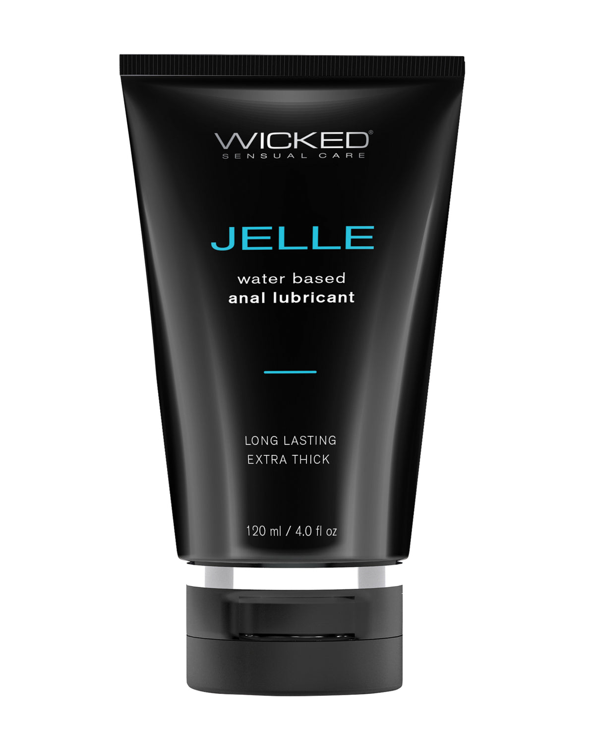 Wicked Jelle Waterbased Anal Lubricant Fragrance Free 4 Oz