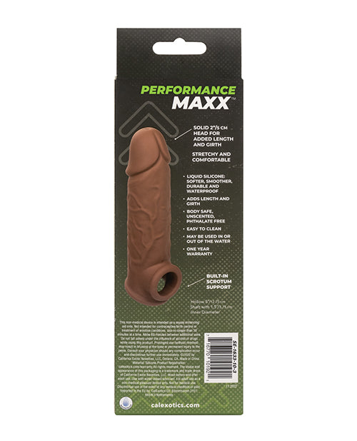 Performance Maxx Life-Like 7" Penis Extension - Brown