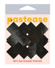Load image into Gallery viewer, Pastease Premium Petites Liquid Cross - Black O/S Pack of 2 Pair
