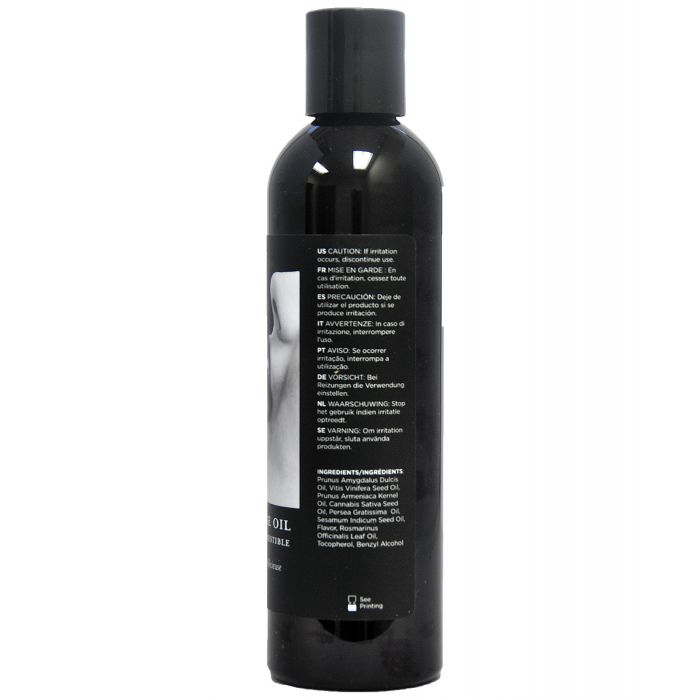 Aceite de masaje comestible Earthly Body - 8 oz Fresa