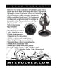 Load image into Gallery viewer, Evolved Black Gem Anal Plug Small Metal Pleasure Toy
