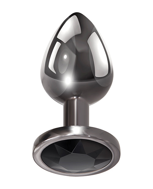 Evolved Black Gem Anal Plug Small Metal Pleasure Toy