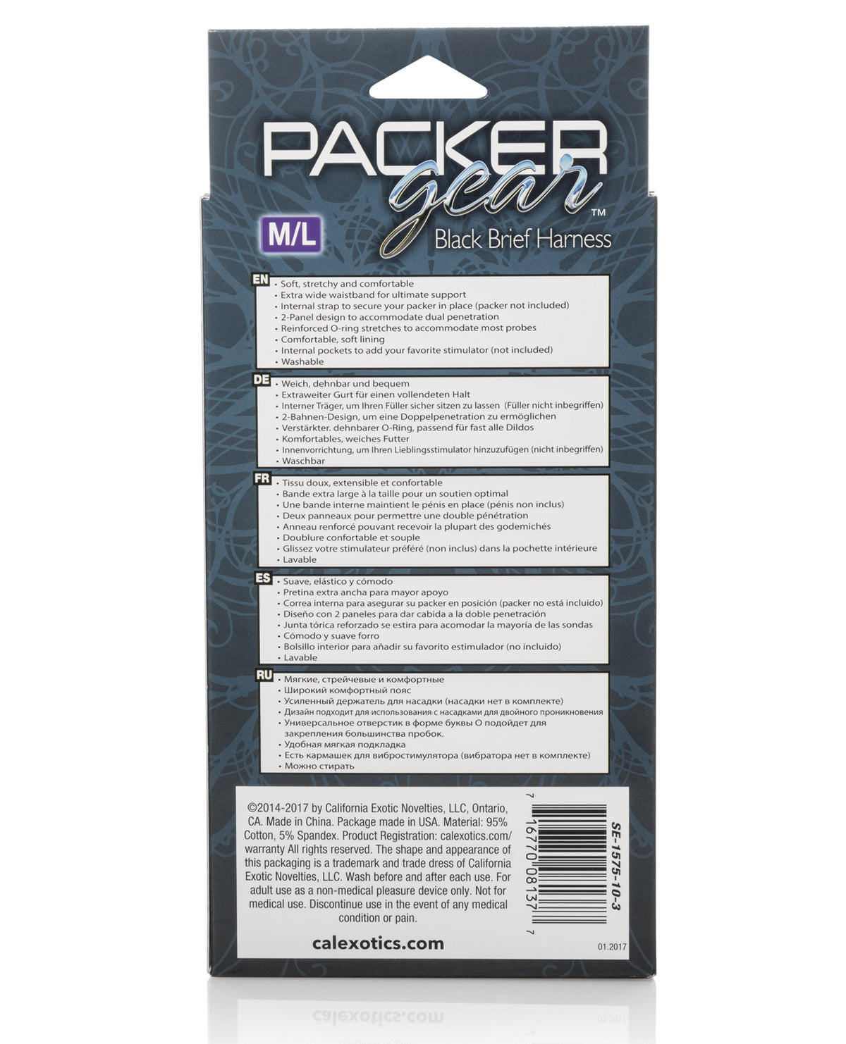 Harnais de ceinture Packer Gear M/L - Noir