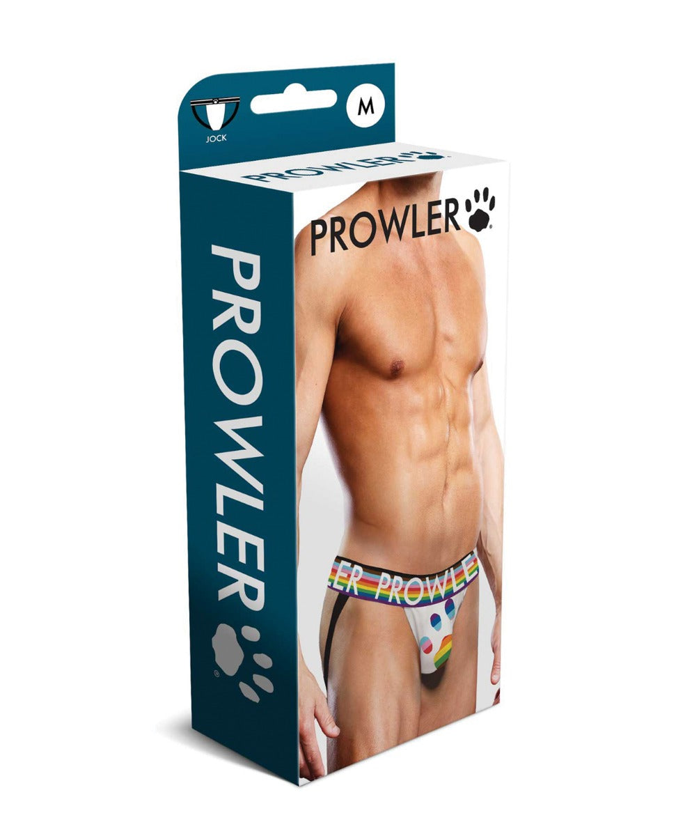 Prowler Oversized Paw Jock Strap - White/Multi MD