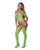Indlæs billede i gallerifremviser, Seamless Strappy Body Stocking - Neon Green O/S

