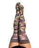 Ladda bilden i Galleri Viewer, Kix'ies Alex Thigh High Camouflage Stockings Size C
