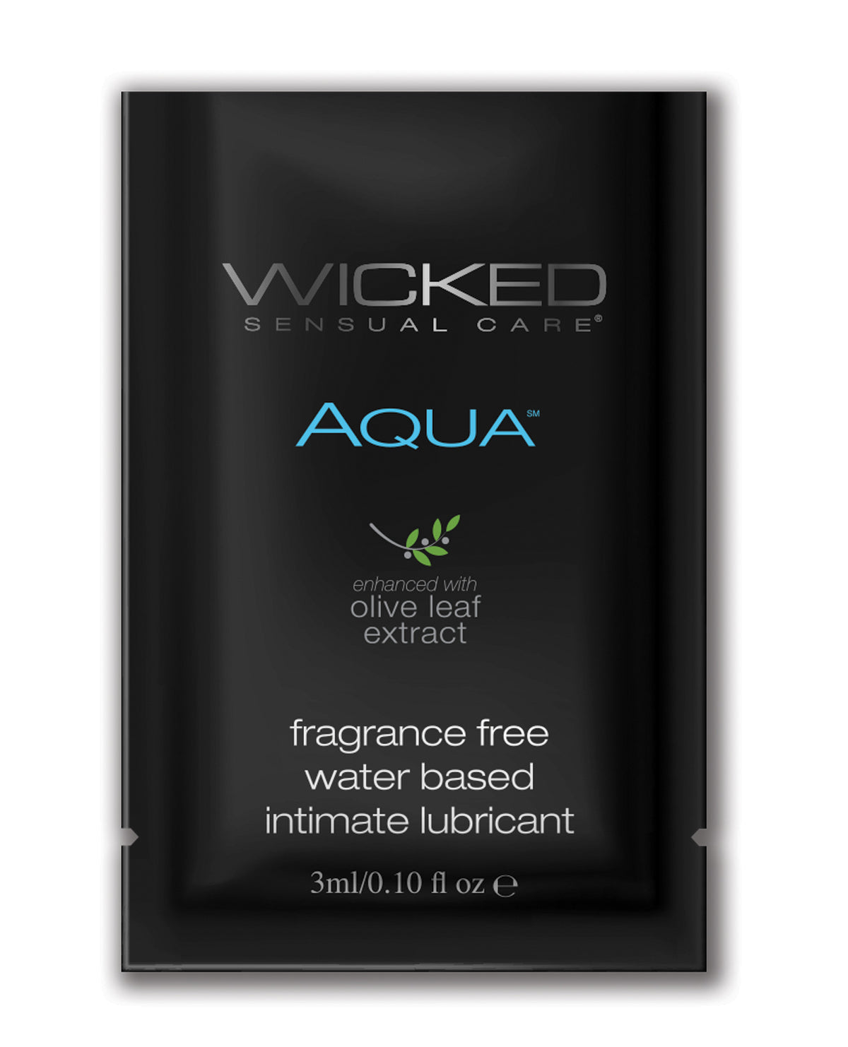 Wicked Sensual Care Aqua Λιπαντικό με Βάση το Νερό - 0,1 ουγγιά Άοσμο