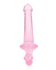 Bild in den Galerie-Viewer laden, Shots RealRock Crystal Clear 6" Strapless Strap-On - Pink
