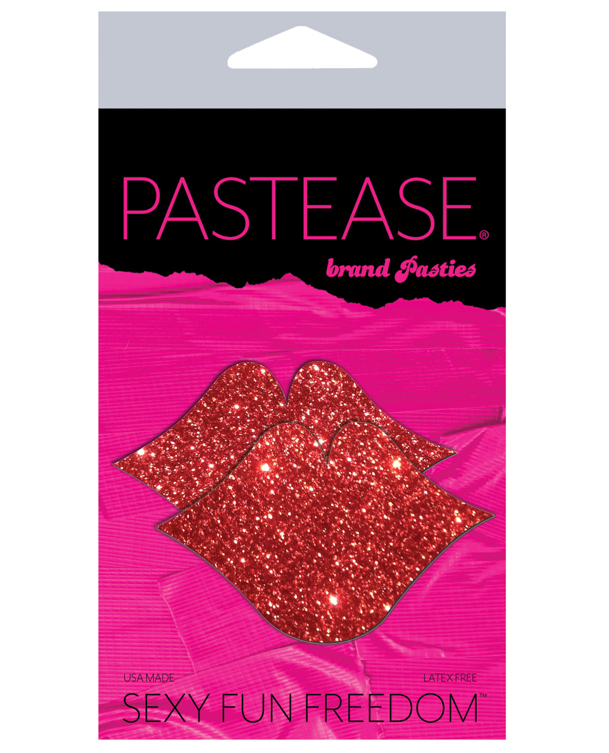 Pastease Glitter Læber - Rød O/S