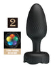 Load image into Gallery viewer, Pretty Love Varian Large Butt Plug w/Multi Color Bottom Light - Black
