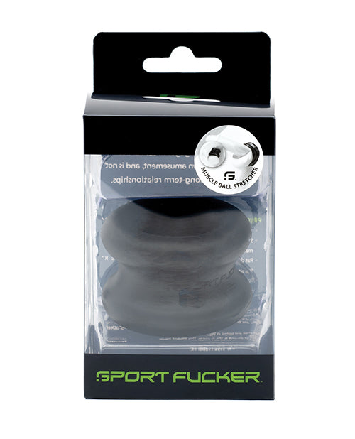 Sport Fucker Silicone Muscle Ball Stretcher Black Medical Grade