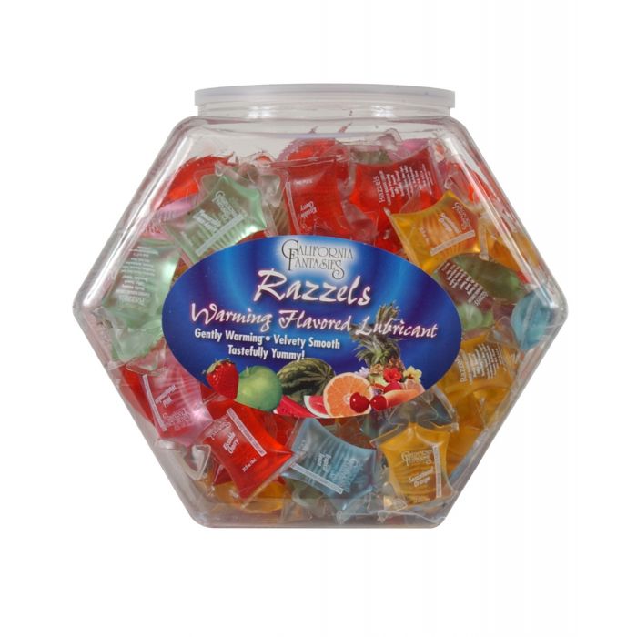 Razzels Warming Flavored Lubricant Pillow Packs 100