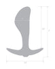 Załaduj obraz do przeglądarki galerii, Blue Line 2.5" Stainless Steel Bling Prostate Massager Plug
