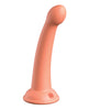 Load image into Gallery viewer, Dillio Platinum 6" Secret Explorer Silicone Dildo - Peach
