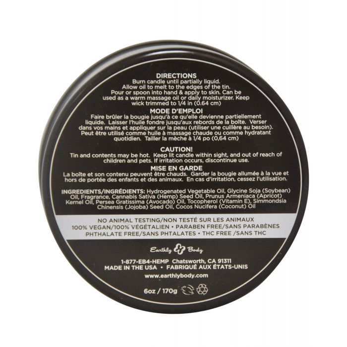 Încărcați imaginea în vizualizatorul Galerie, Lumânare din cânepă Earthly Body Suntouched - cutie rotundă de 6 oz Dreamsicle
