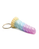 Load image into Gallery viewer, Creature Cocks Mystique Unicorn Silicone Key Chain - Multi Color
