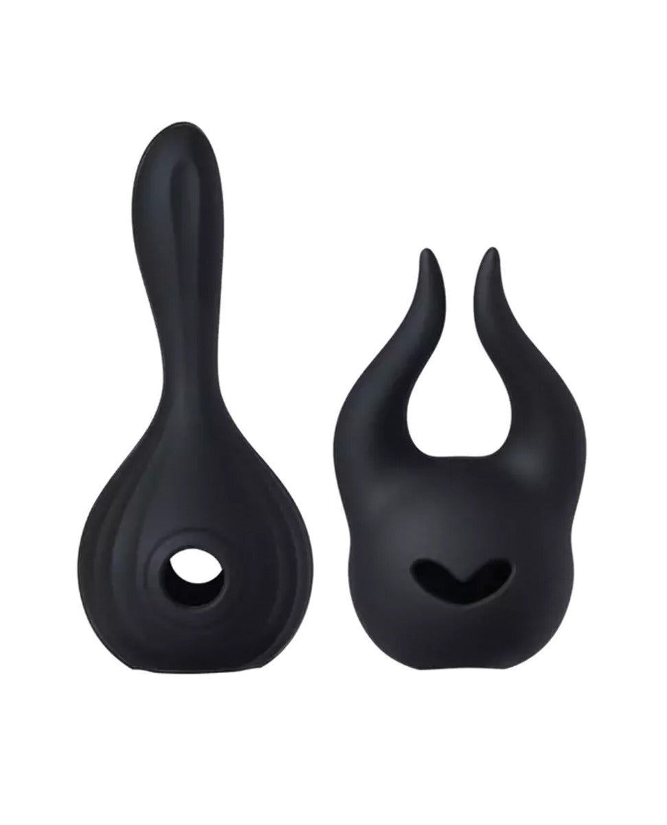 Horns Pomi Wand Attachments Bundle - Black