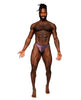 Cargue la imagen en el visor de la galería, Hocus Pocus Stretch Poly Spandex Uplift Bong Thong Purple S/M

