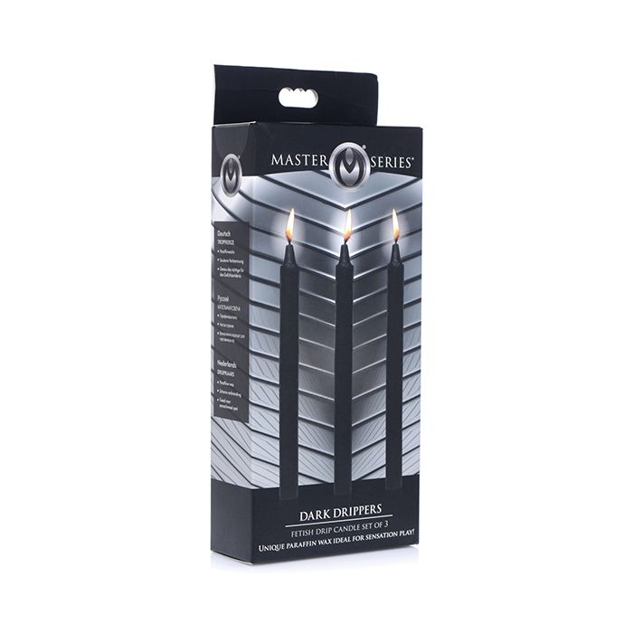 Seria Master Lumânări Fetish Drip - Set de 3 Dark Drippers