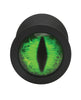 Load image into Gallery viewer, Creature Eye Green Eye Silicone Butt Plug Large Cat Eye Design
