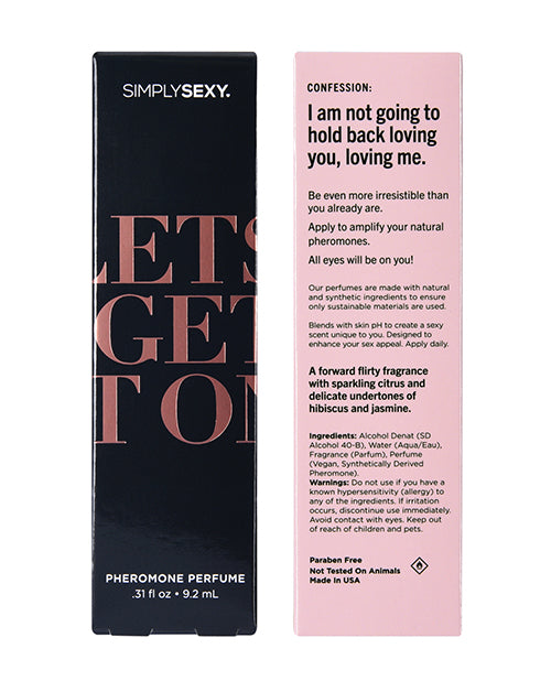 Simply Sexy Pheromone Perfume - 0.31 oz Let's Get It On
