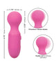 Lataa kuva gallerian katseluohjelmaan, First Time Rechargeable Vibrator Massager - Pink
