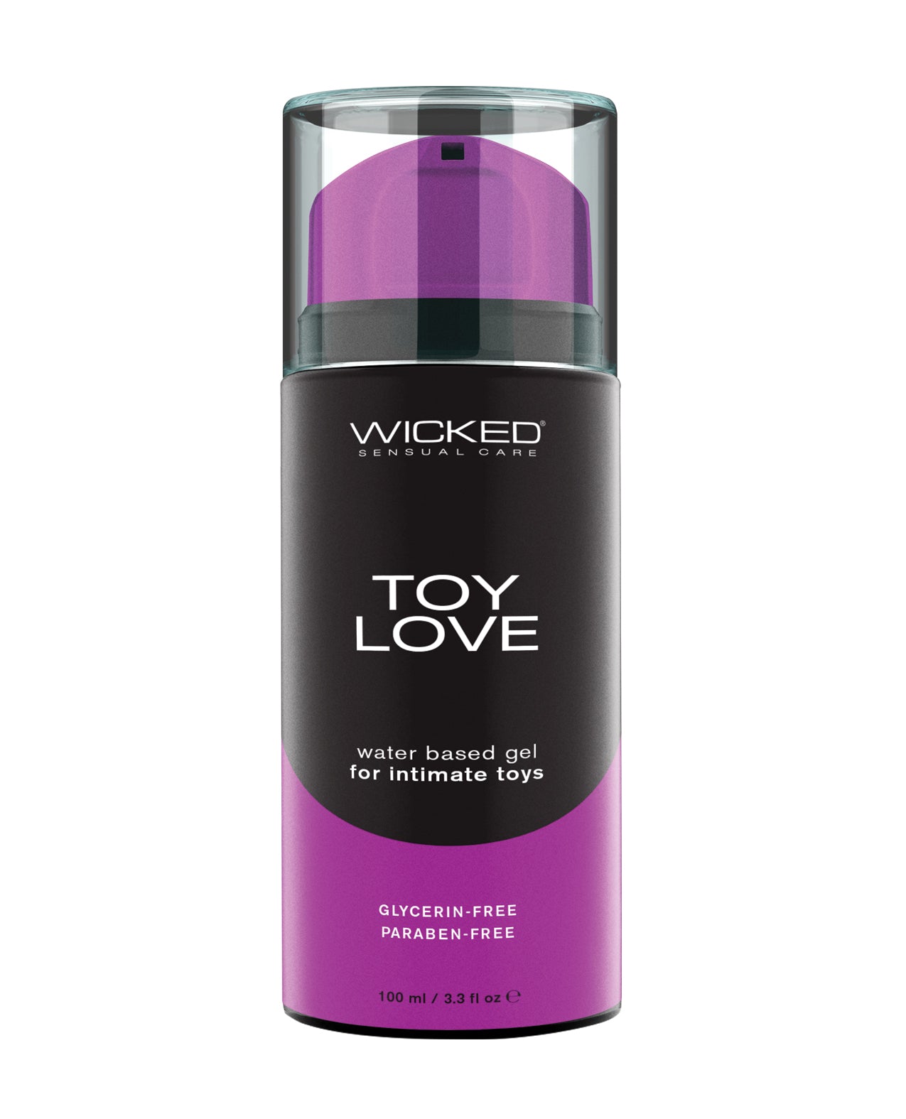 Wicked Toy Love Waterbased Gel Personal Lubricant For Sex Toys 3.3 Oz