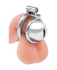 Load image into Gallery viewer, Lockmaster Stainless Steel Inverted Micro Chastity Cage - Silver
