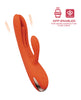 Załaduj obraz do przeglądarki galerii, Terri App Controlled Kinky Finger Tapping Rabbit Vibrator - Orange
