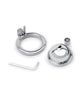 Load image into Gallery viewer, Lockmaster Stainless Steel Inverted Micro Chastity Cage - Silver
